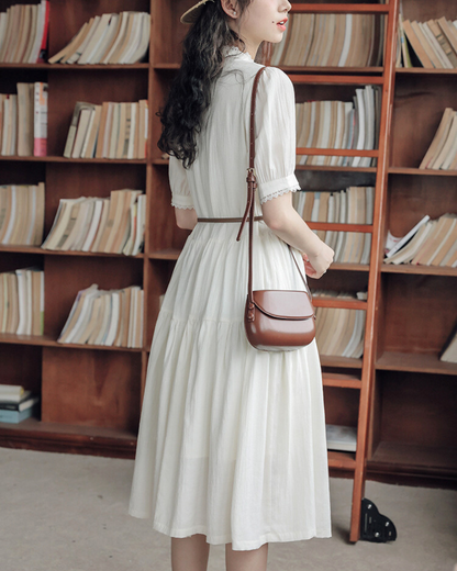 Auden Soft Pintuck Shirt Dress