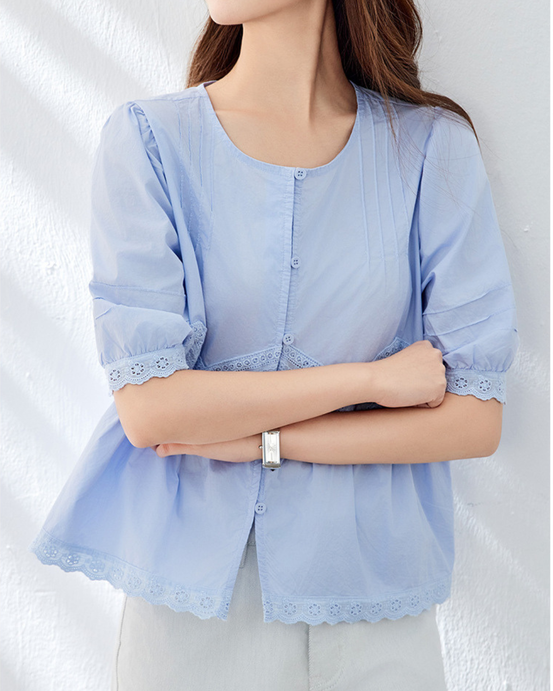 Elara Soft Bloom Blouse