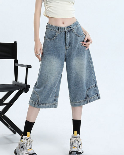 Mira Washed Wide Denim