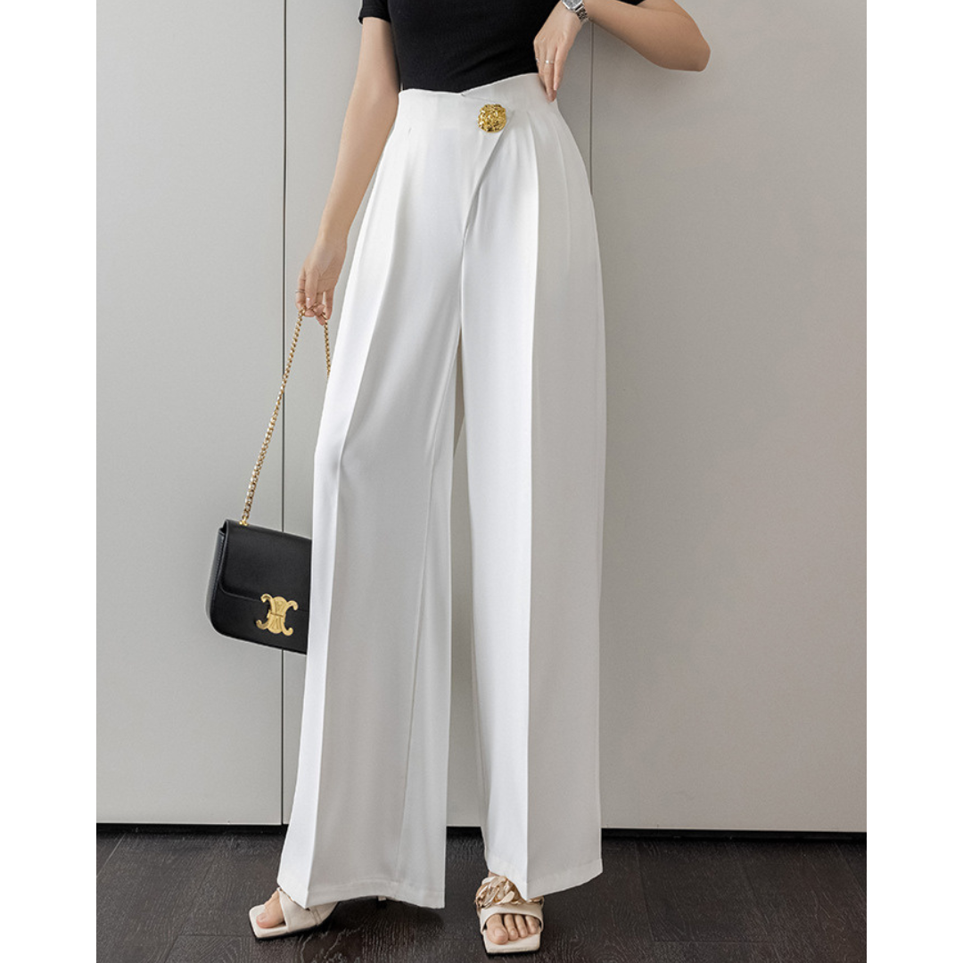 Lyra Gold Fold Trousers