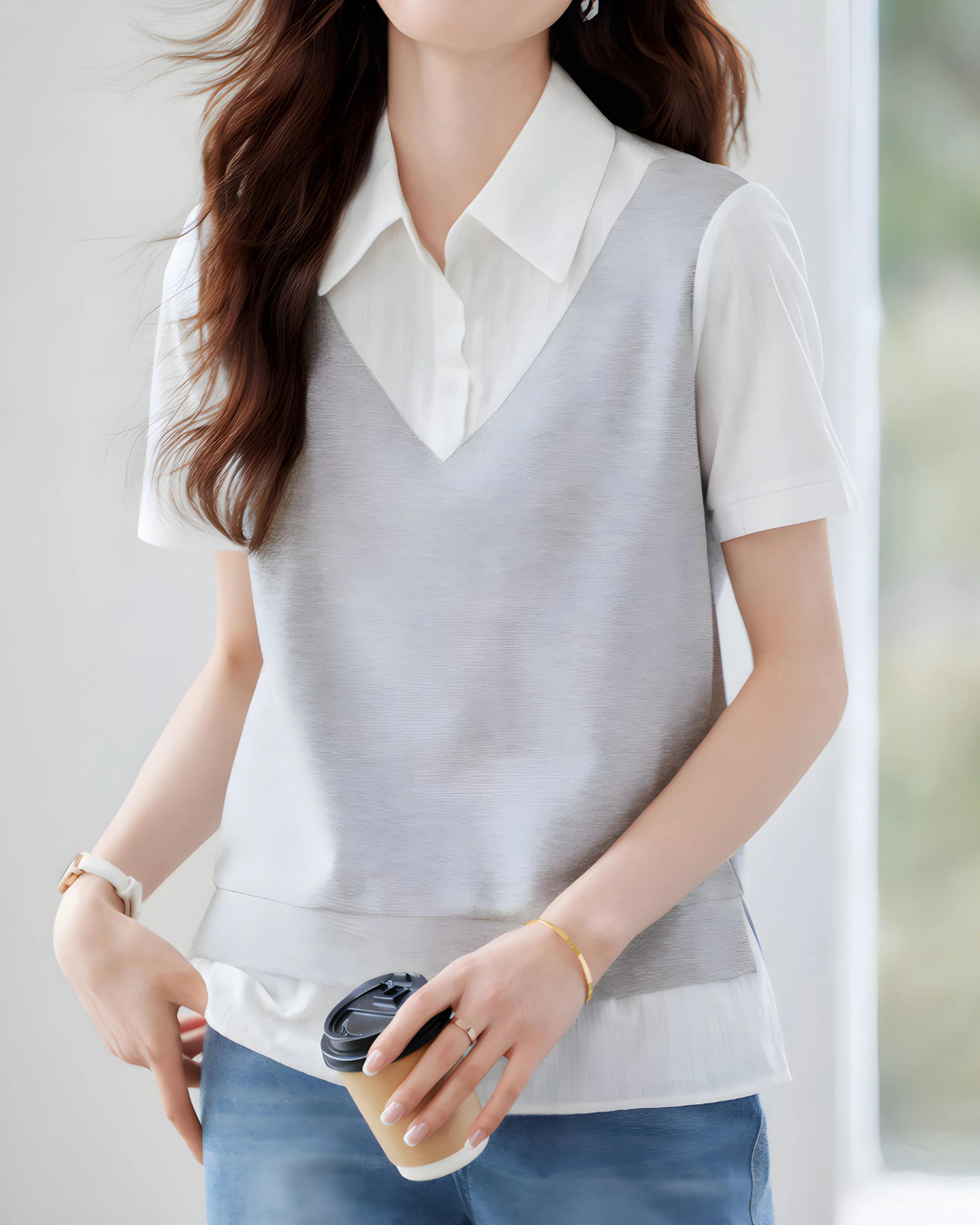 Meline Soft Layered Shirt