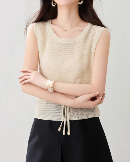 Elara Tie Hem Knit Tank