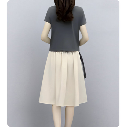 Lina Soft Tie Pleat Set