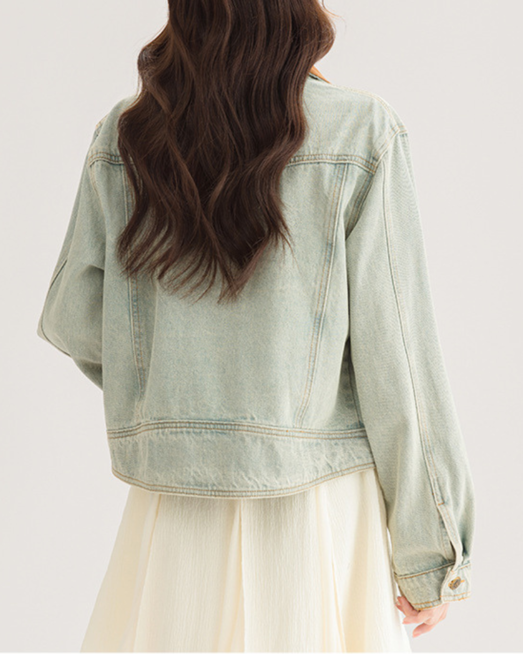 Ivy Soft Collar Denim Jacket