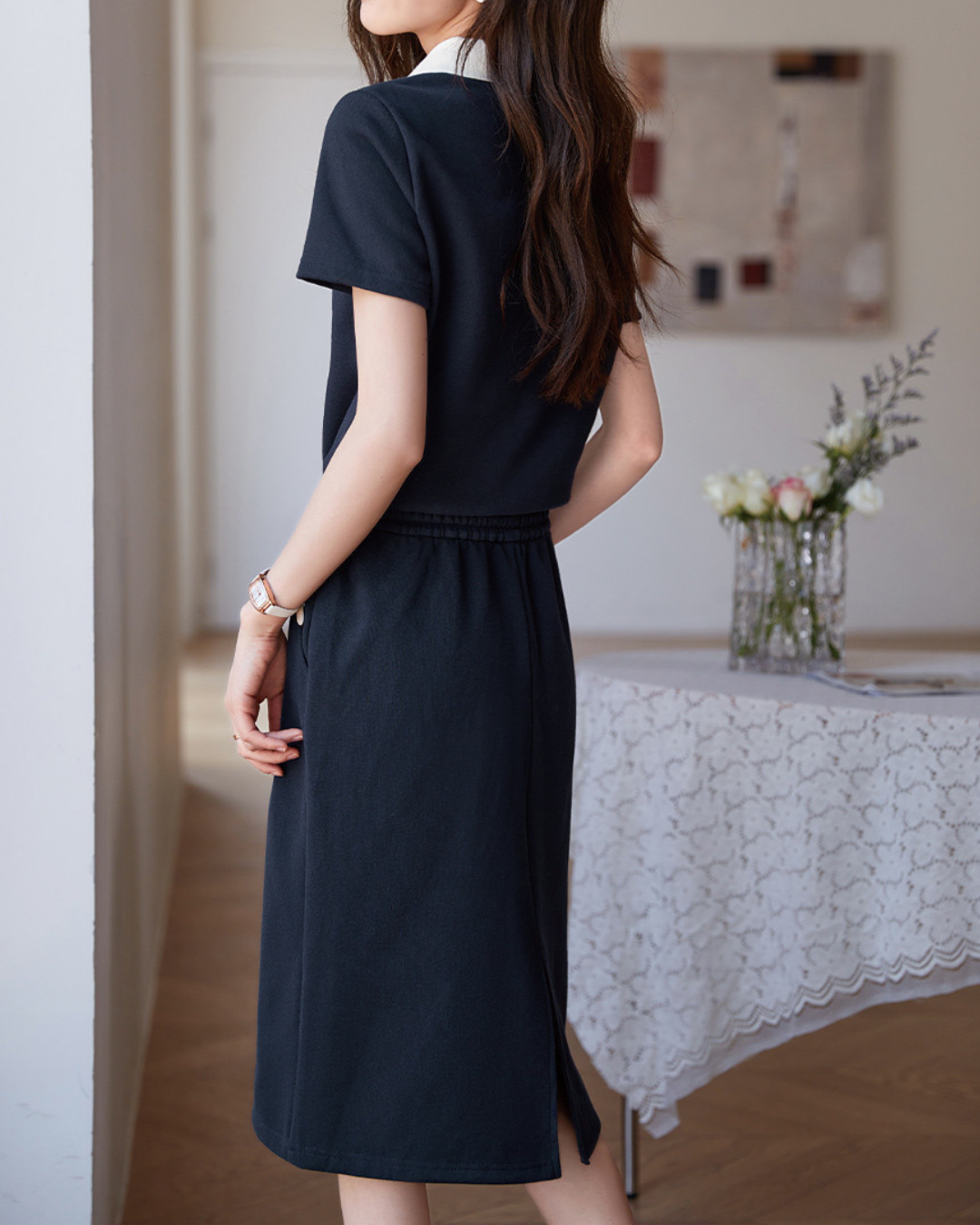 Odette Contrast Collar Set