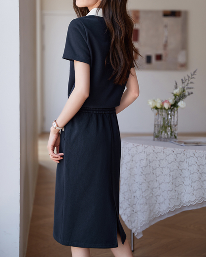 Odette Contrast Collar Set