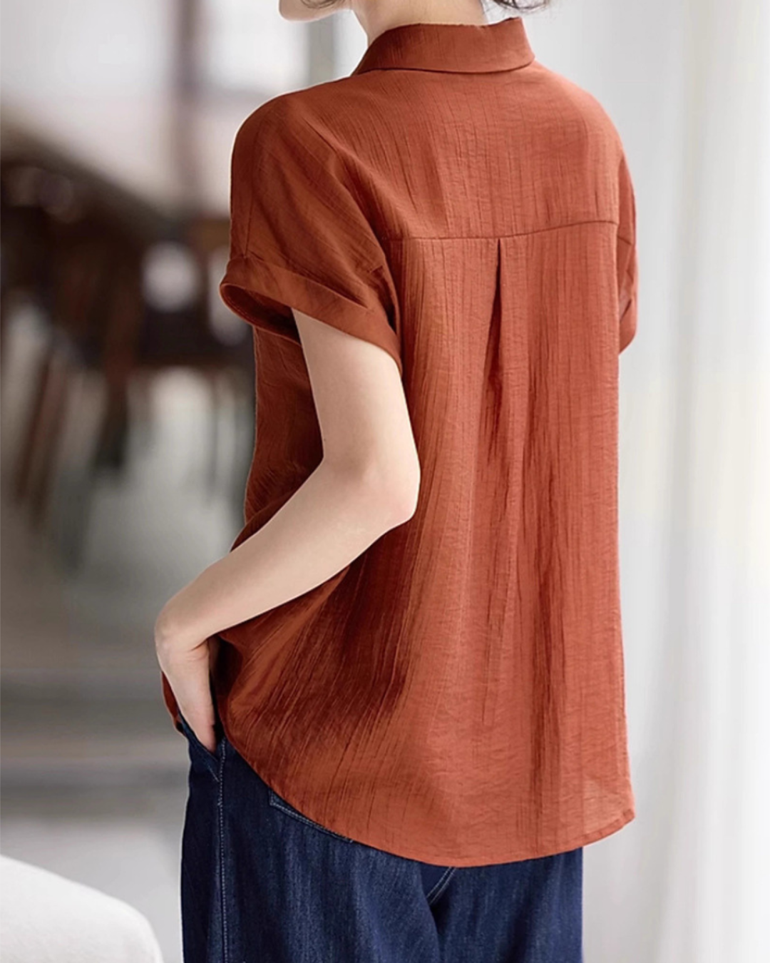 Amara Soft Drape Pocket Shirt