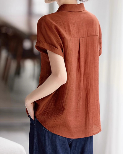 Amara Soft Drape Pocket Shirt