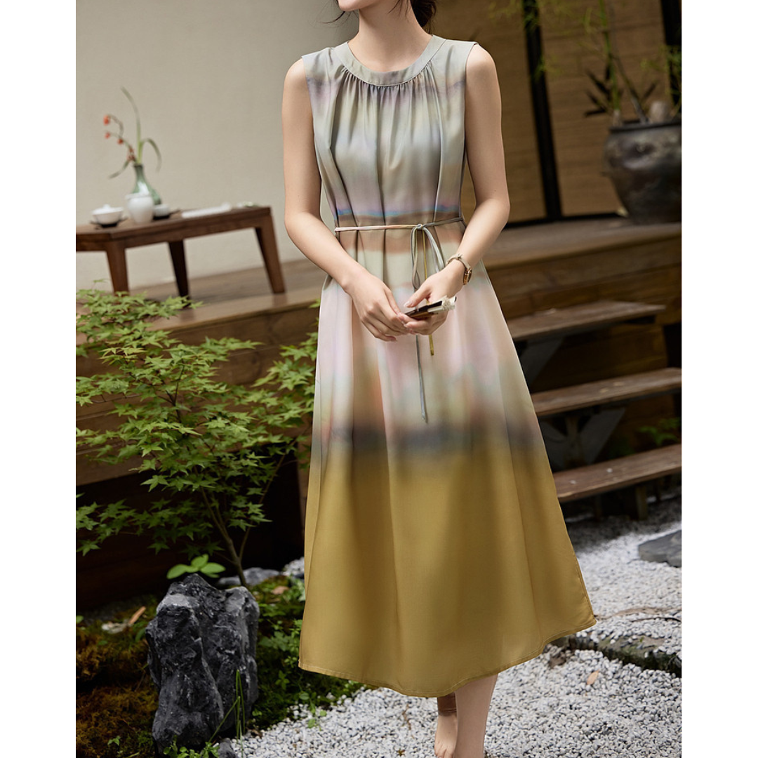 Driftlight Haze Layered Dress