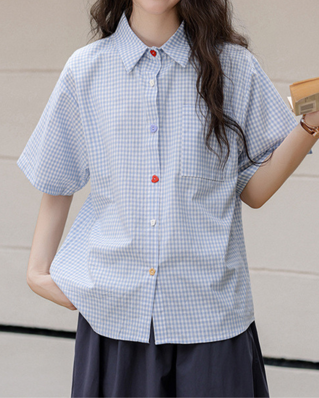Elara Mood Gingham Shirt