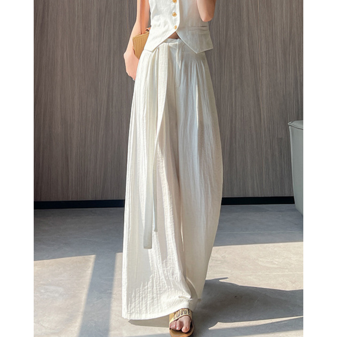 Lora Drift Waist Tie Trousers
