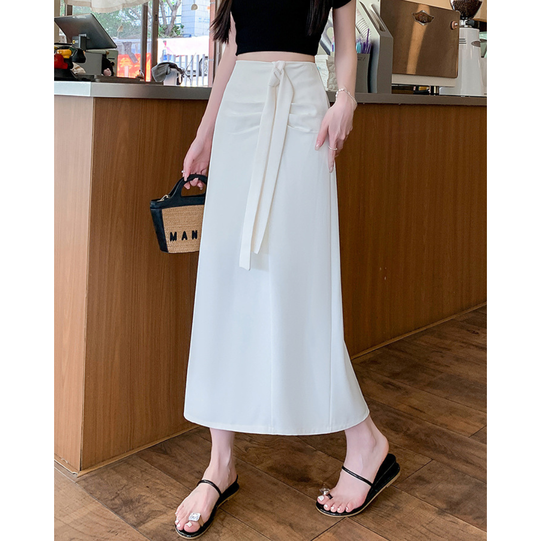 Mira Soft Tie Column Skirt