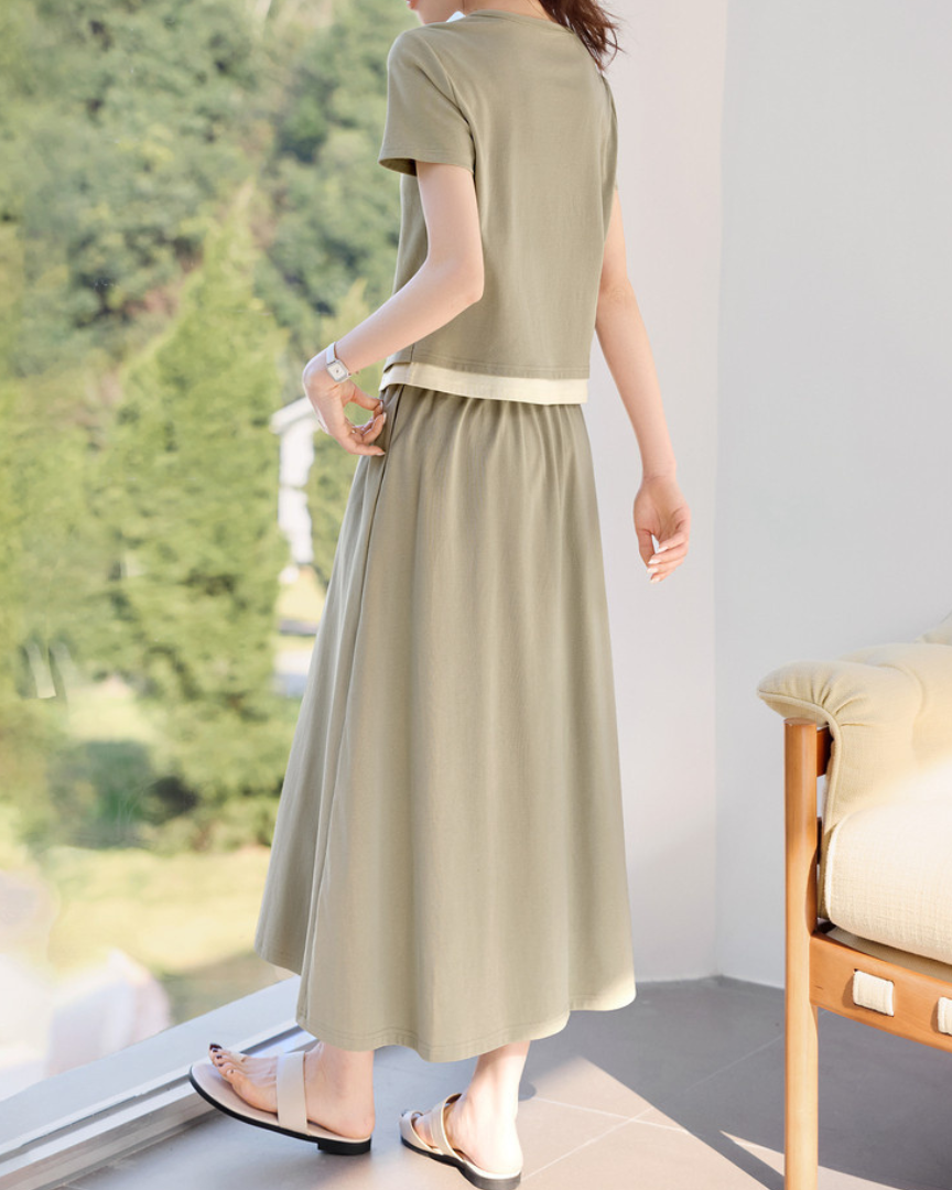 Siena Layered Calm Skirt Set