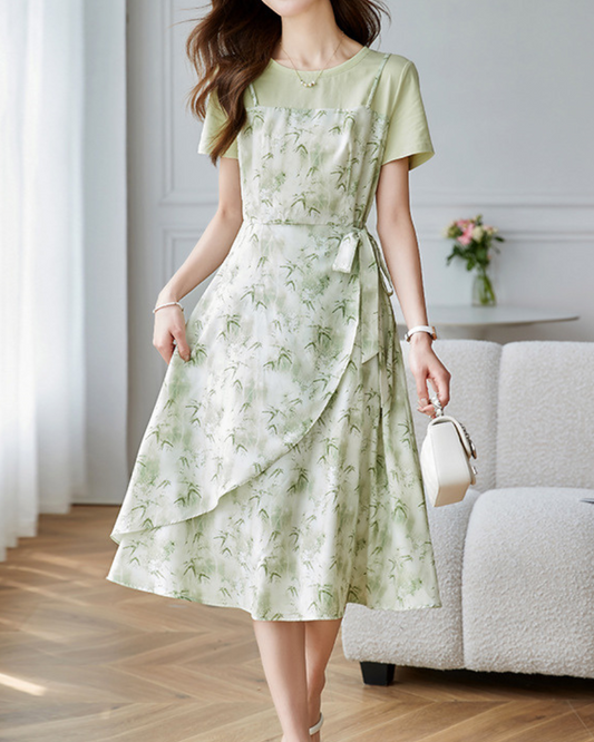 Elodie Mist Layered Dress