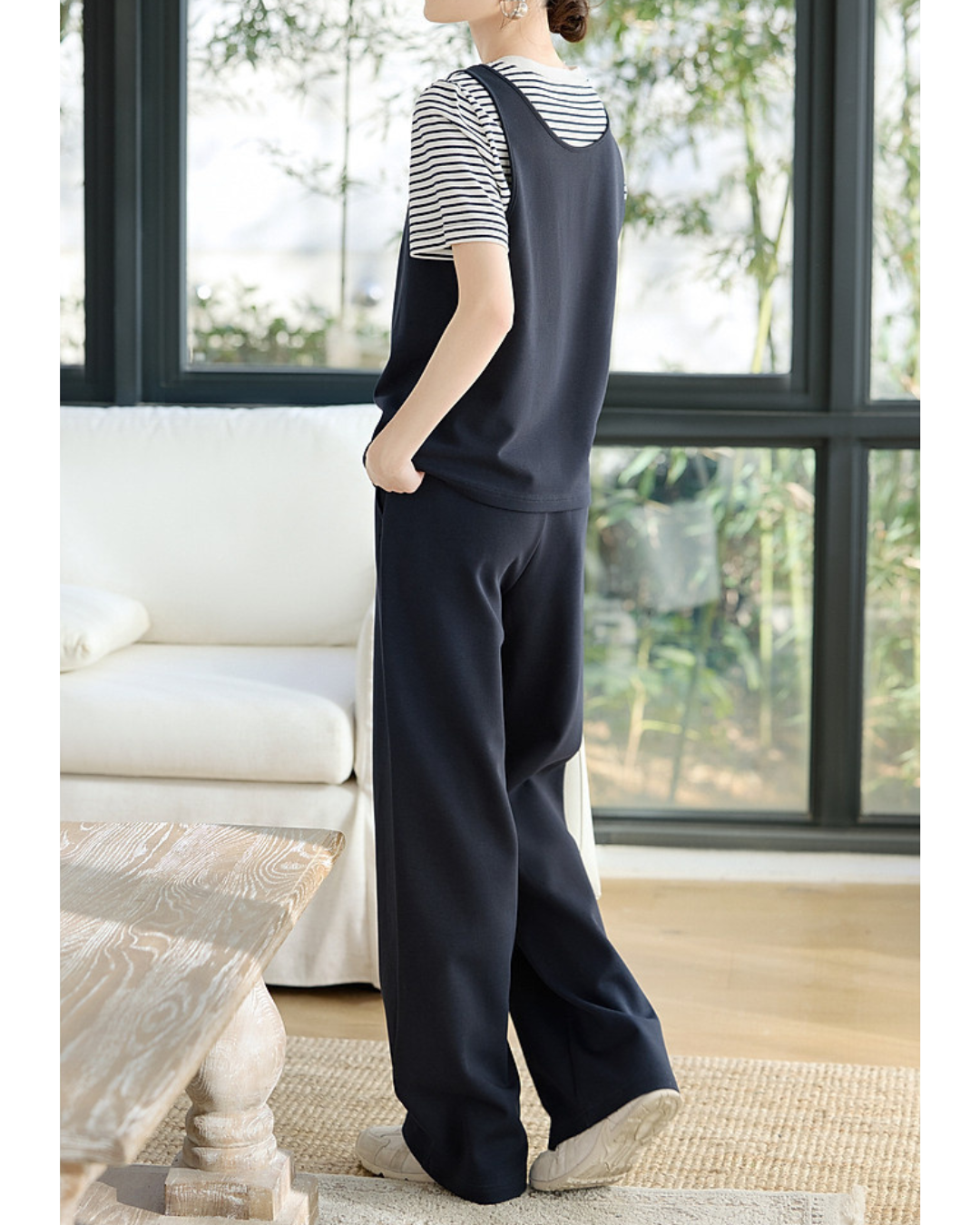 Elise Calm Stripe Layer Set