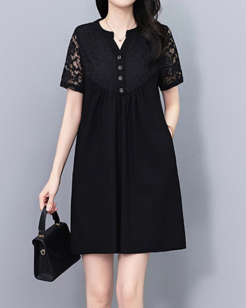 Lucia Soft Lace Shift Dress