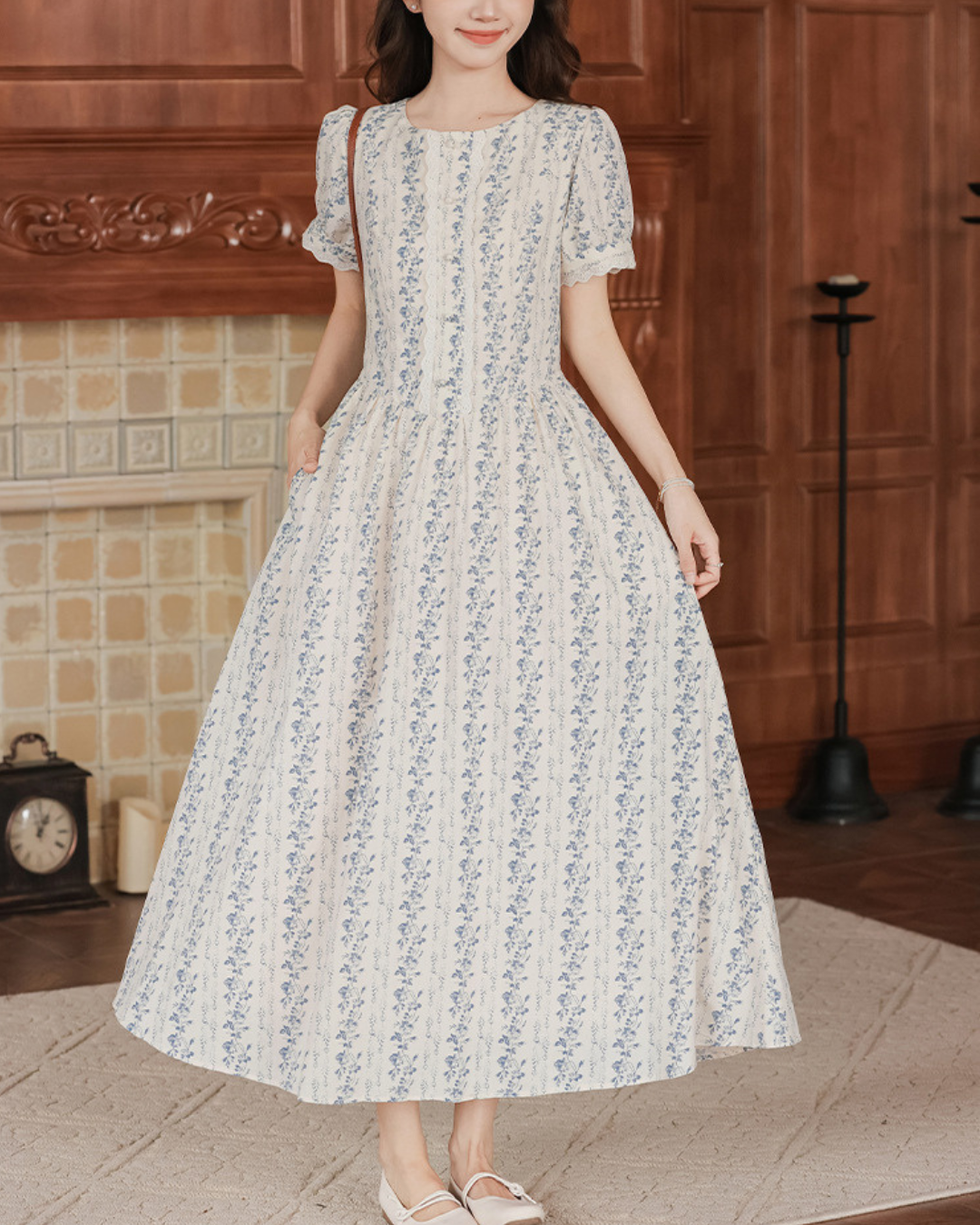 Mira Bloom Ditsy Flare Dress