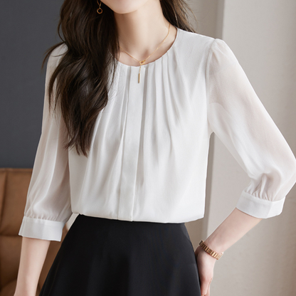 Nora Soft Curve Sleeve Blouse