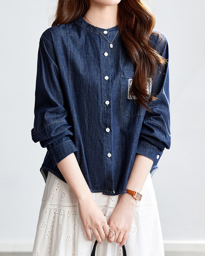 Elodie Soft Indigo Shirt