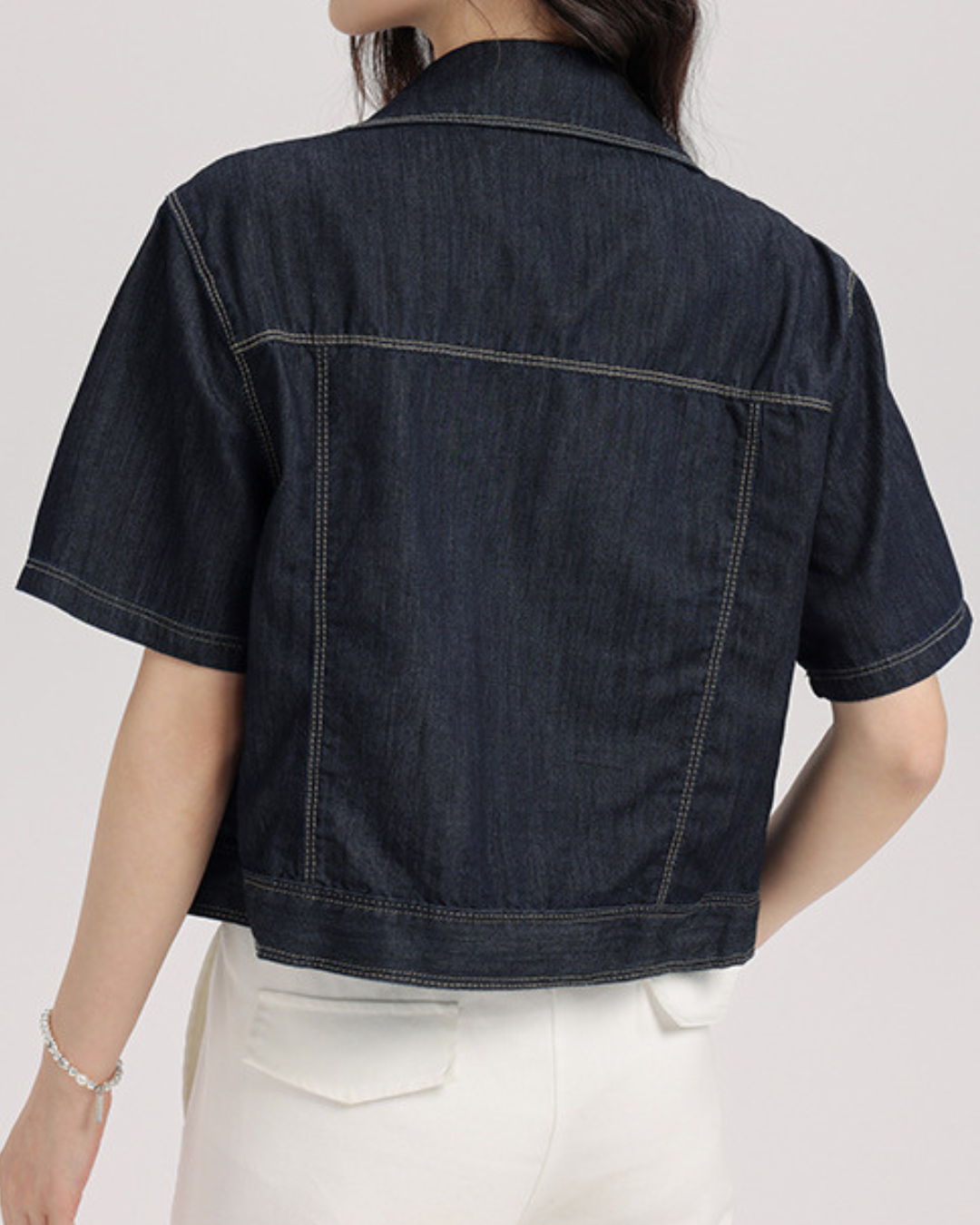 Nina Ease Indigo Denim Shirt