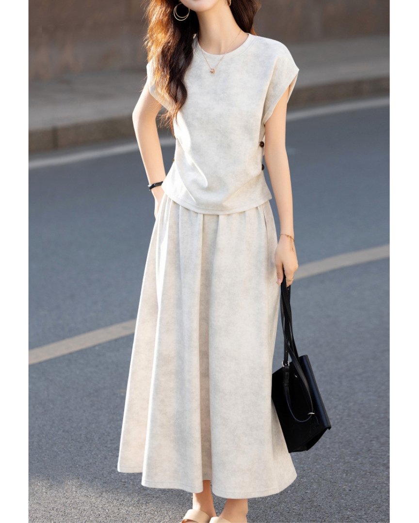 Mira Drift Cotton Maxi Set