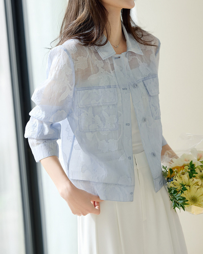 Liora Whisper Sheer Layer Shirt