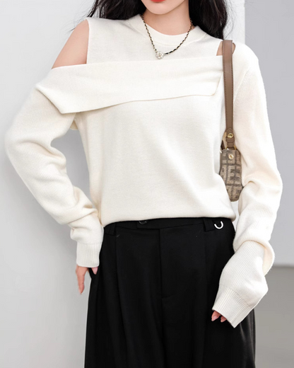 Elodie Off-Bar Knit Top