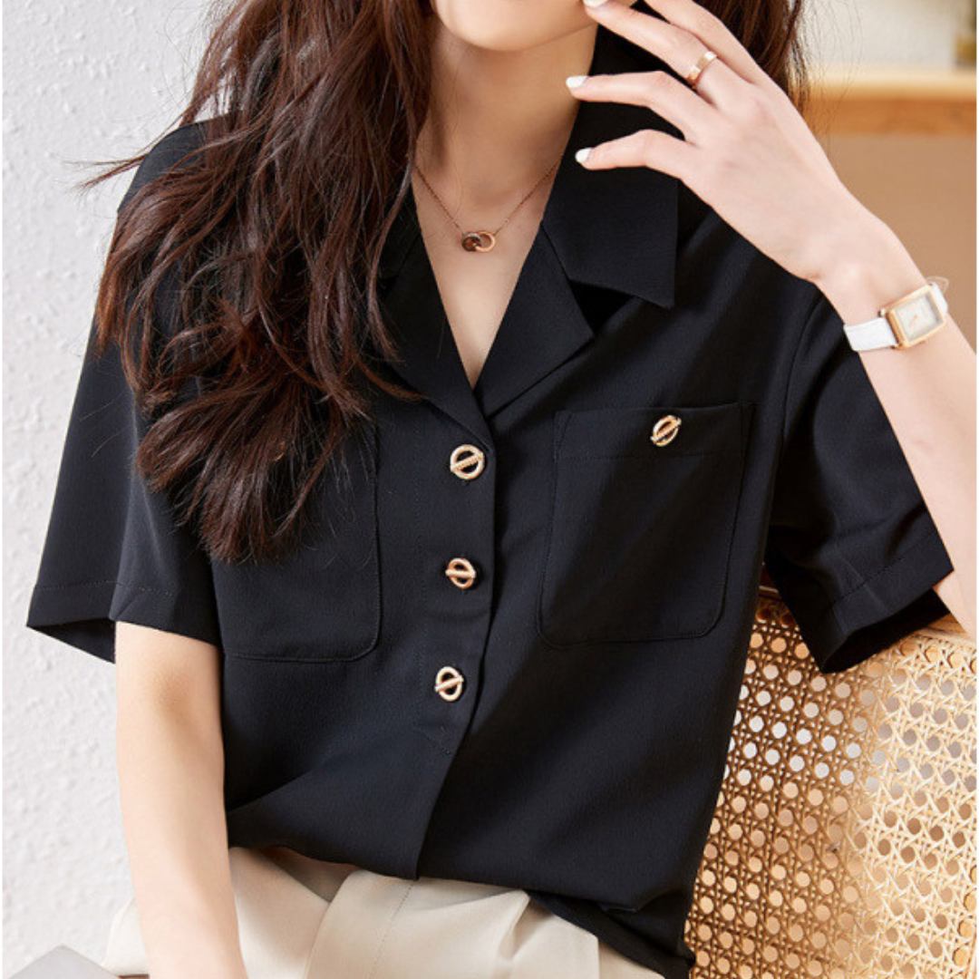 Mara Polished Pocket Shirt