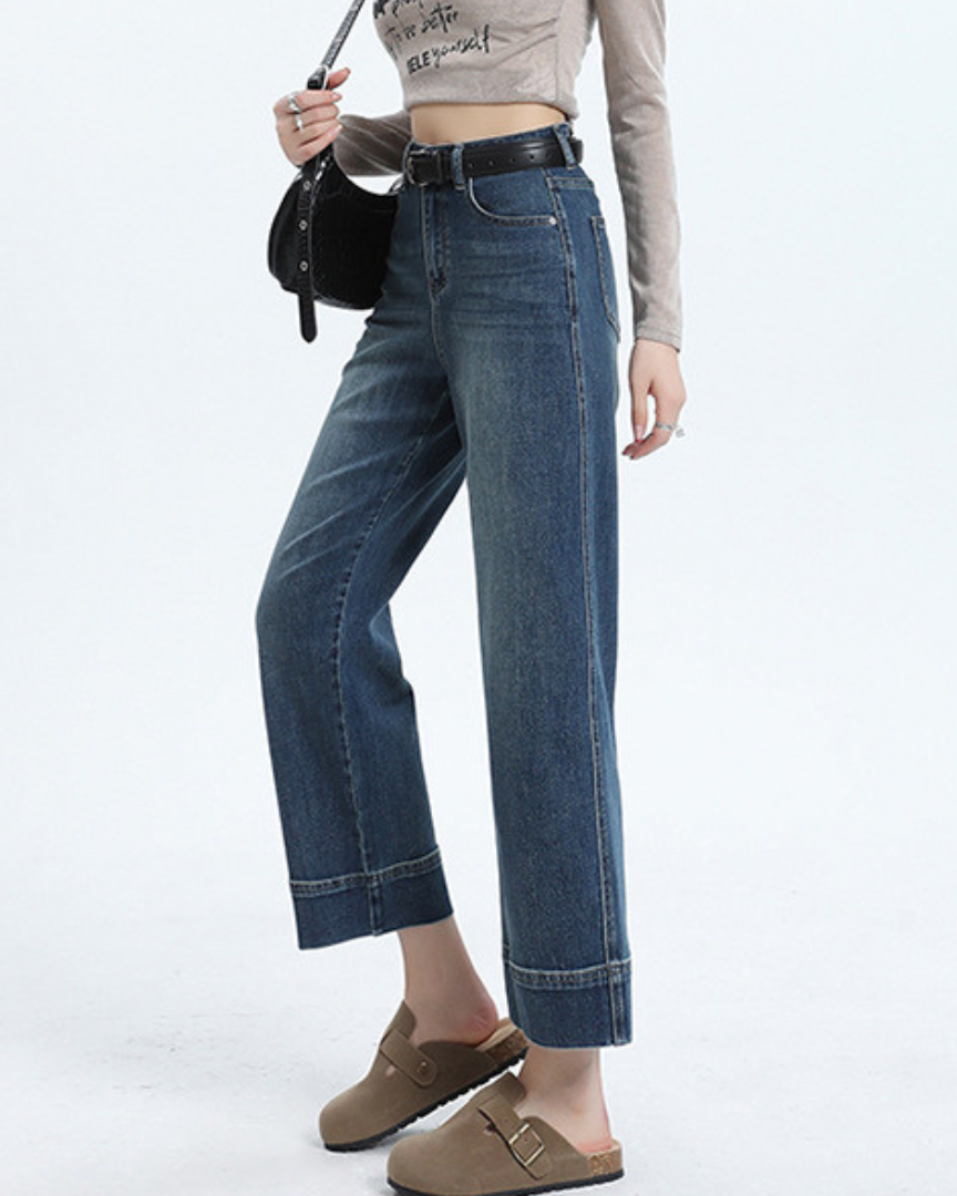 Liora Cuff Straight Denim