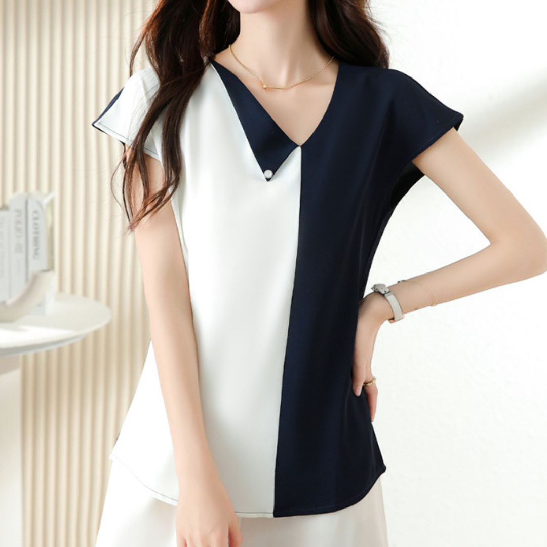 Elodie Split Panel T-Shirt