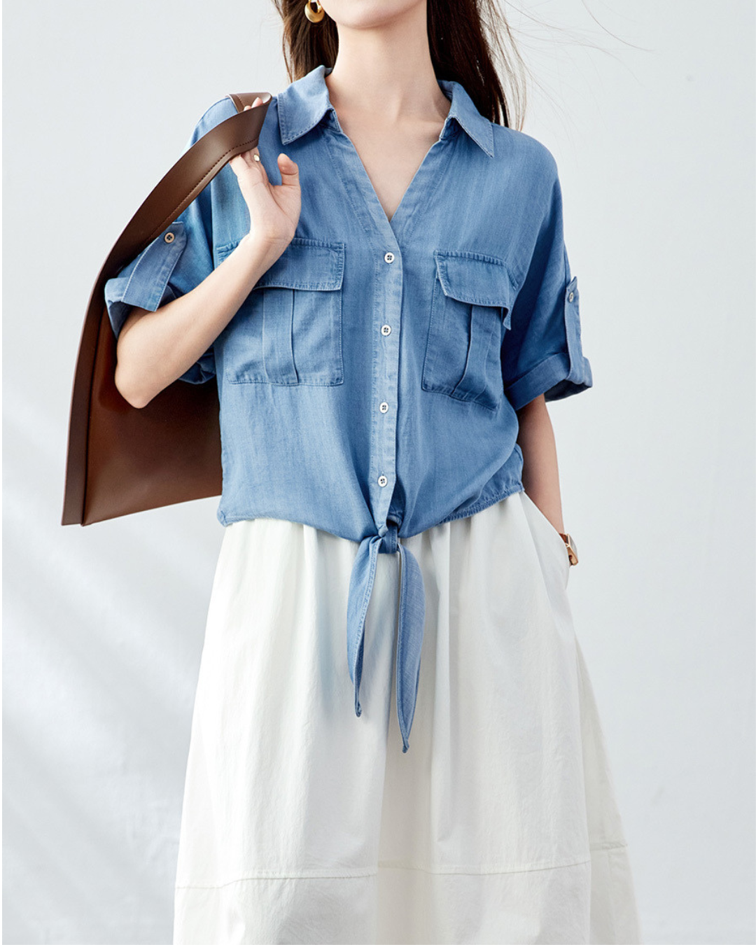 Livia Light Tie Shirt