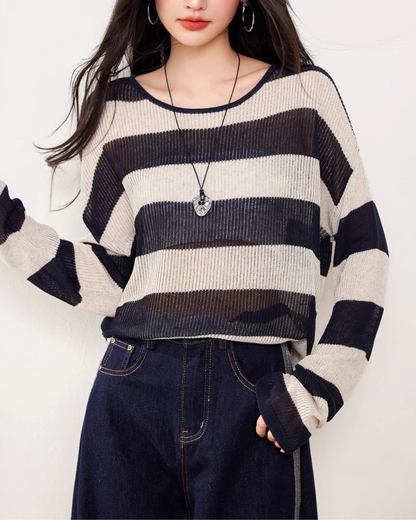 Amble Stripe Soft Knit Shirt