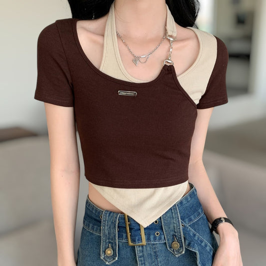Lyra Twin Layer Curve T-Shirt