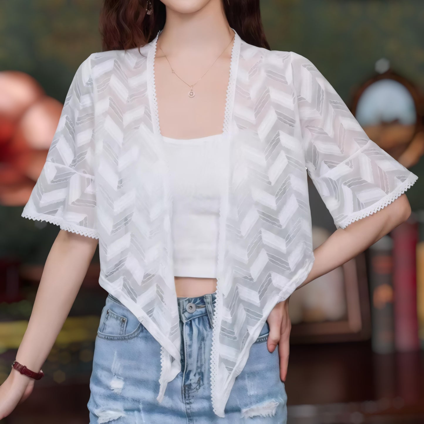 Lina Drift Lace Coverup
