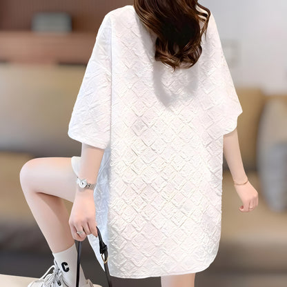 Liora Cross Texture T-Shirt
