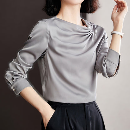 Serene Fold Pearl Blouse