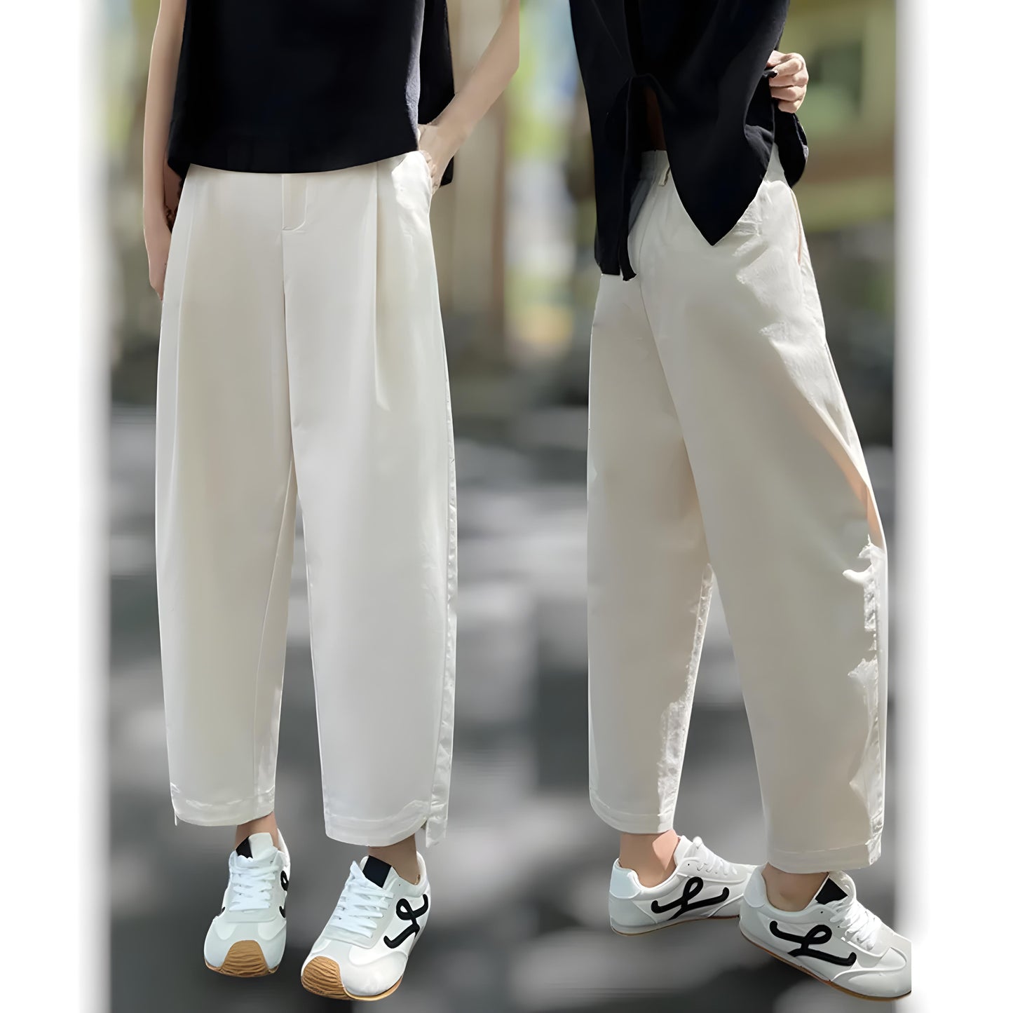 Noa Soft Barrel Cropped Pants