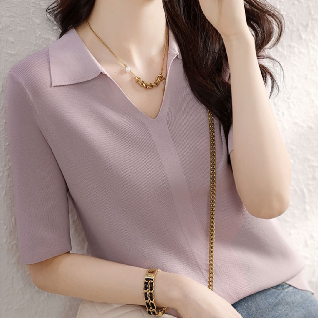 Odessa Wave Collar T-shirt
