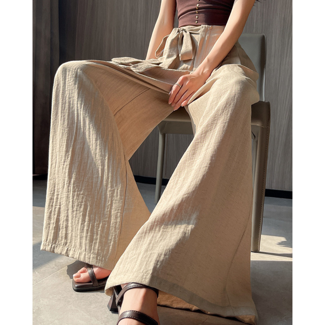Lora Drift Waist Tie Trousers
