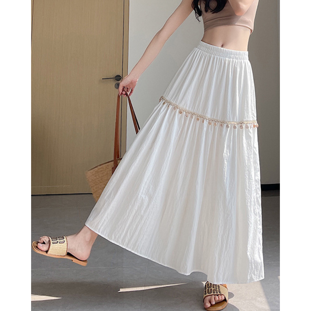 Solena Shell Trim Skirt