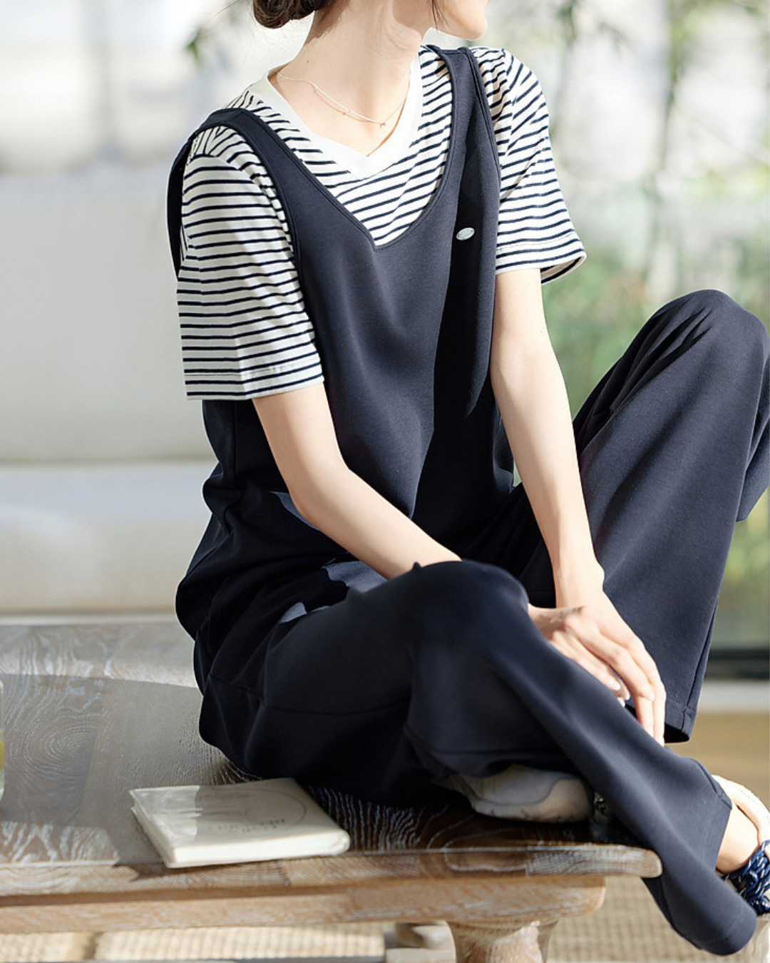 Elise Calm Stripe Layer Set
