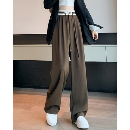Dale Contrast Pleat Waist Pants