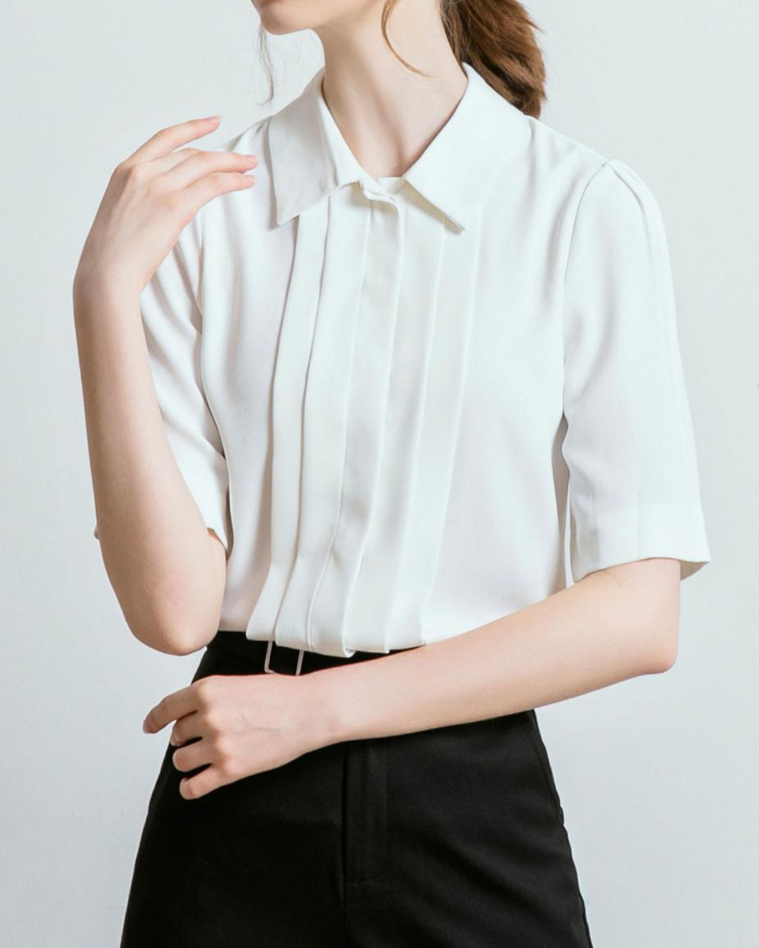 Lina Pleat Line Shirt