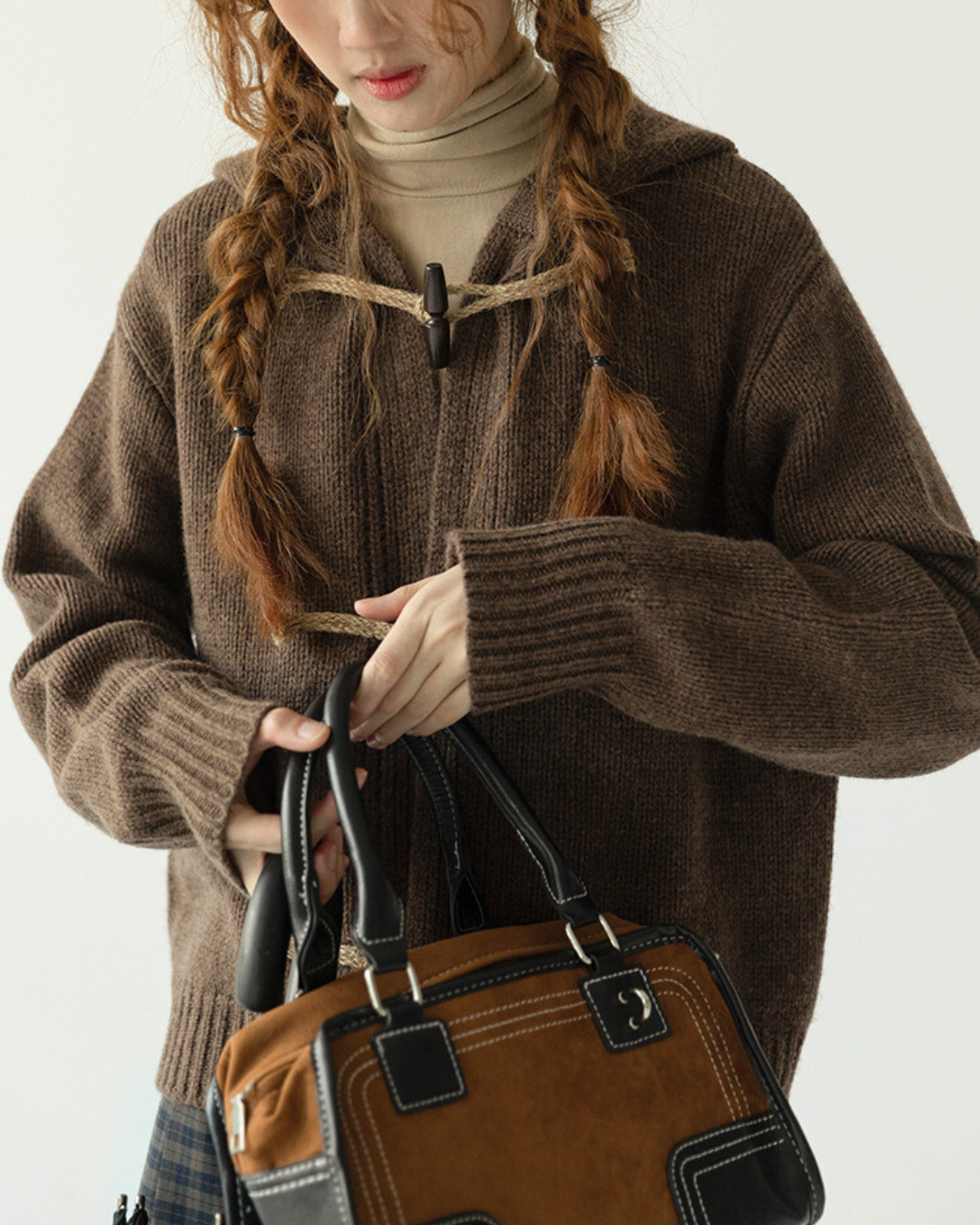 Aster Knot Soft Hooded Knit