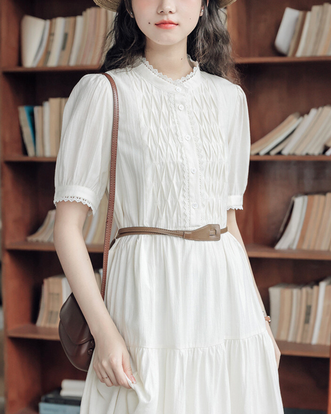 Auden Soft Pintuck Shirt Dress
