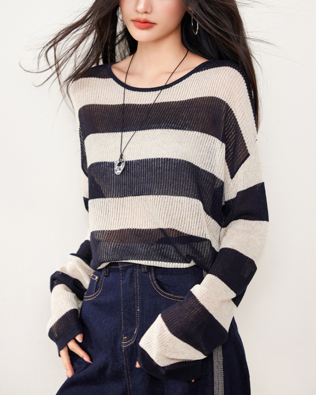 Amble Stripe Soft Knit Shirt