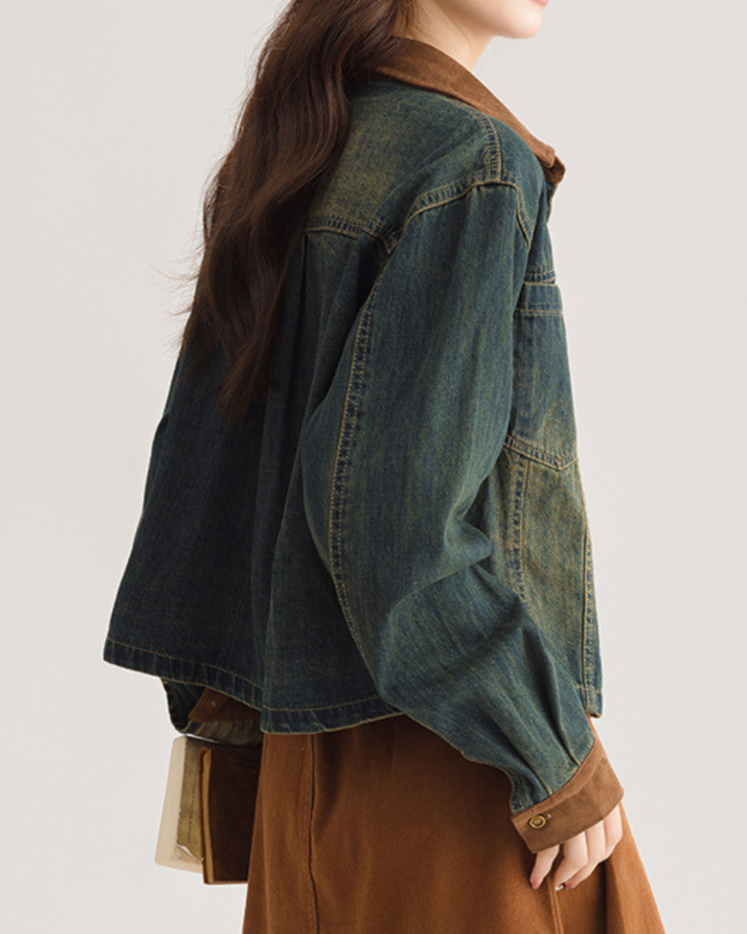 Nora Soft Contrast Denim Jacket