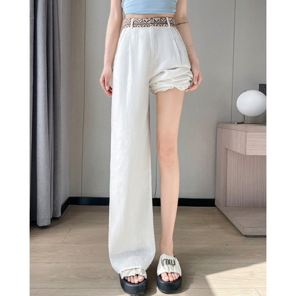 Ariwa Embroidered Waist Trousers