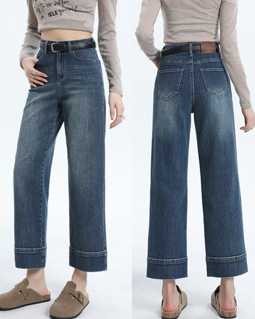 Liora Cuff Straight Denim