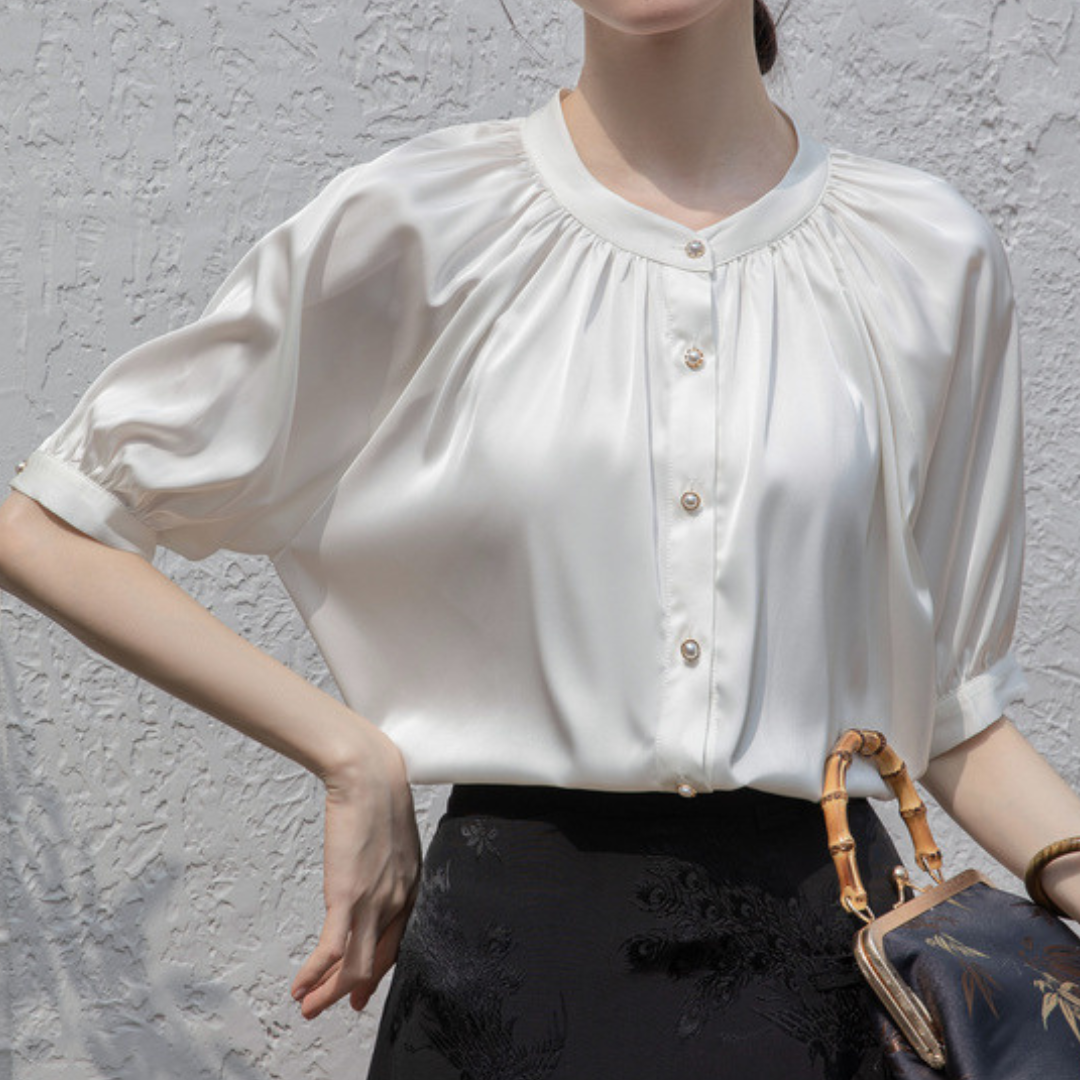 Mira Soft Pleat Blouse
